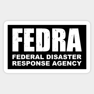 FEDRA text only Sticker